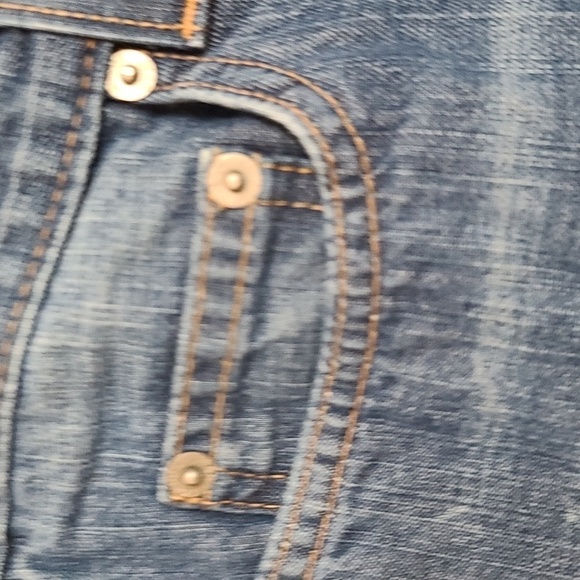 London Jean Womens Button Fly Jeans Pockets Sz 6 EUC - Picture 2 of 12